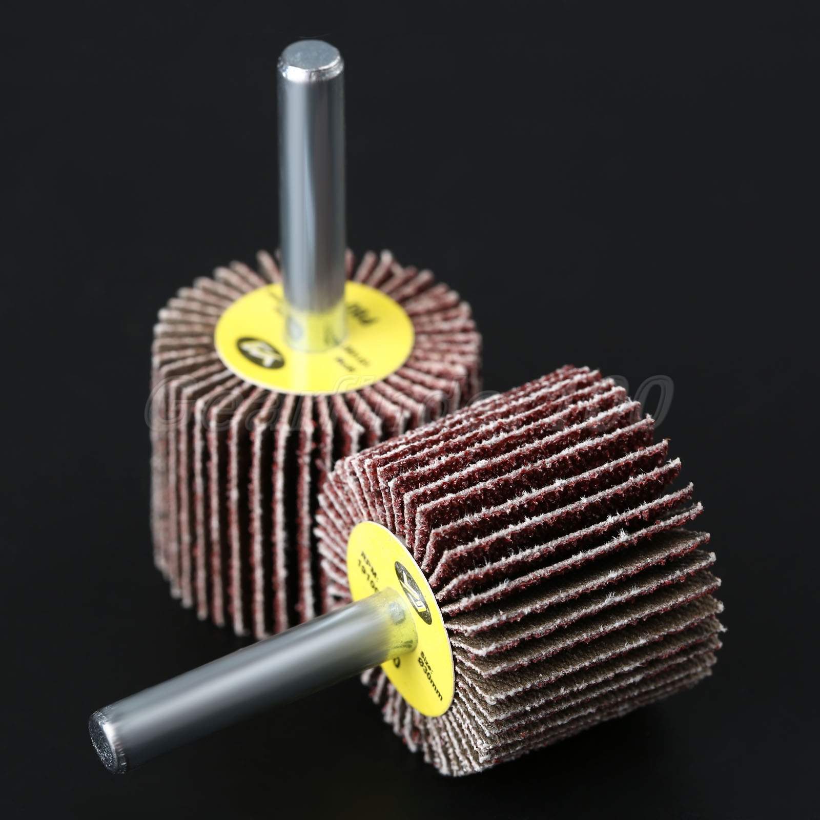 10pcs Oxide Flap Wheel Grinding Sandpaper Grinder Polishing 80 Grit for