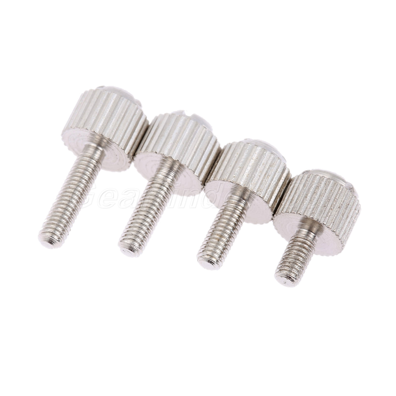 10pcs M3 Thumb Screws Plain Type Metric Knurled Head Screws 6mm to 12mm