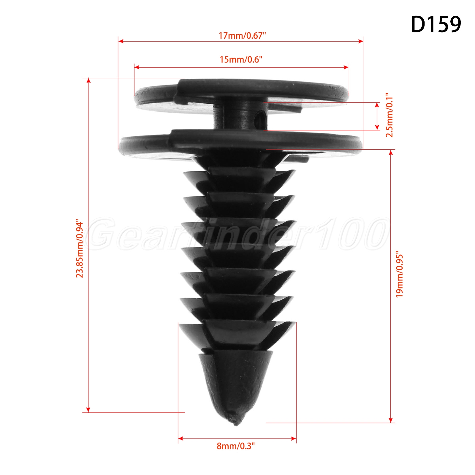 100Pcs Door Trim Panel Clips Fasteners Fit For Chrysler Dodge Ram